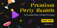 Quirky Party Rental  Twitter Post Image Preview