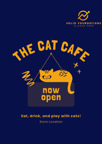 Cat Cafe Poster Image Preview