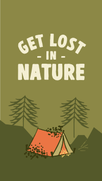 Lost in Nature Facebook story Image Preview