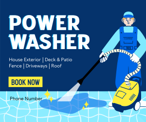 Power Washer for Rent Facebook post Image Preview