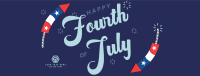 July 4th Fireworks Facebook Cover Design