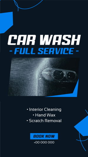 Carwash Full Service Instagram story Image Preview