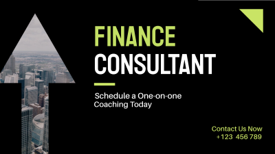 Finance Consultant Facebook event cover Image Preview