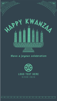 Kwanzaa Candles Instagram story Image Preview