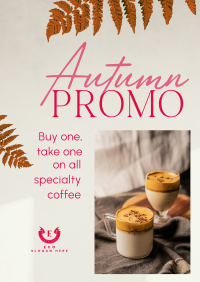 Autumn Coffee Promo Flyer Design