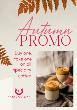 Autumn Coffee Promo Flyer Image Preview