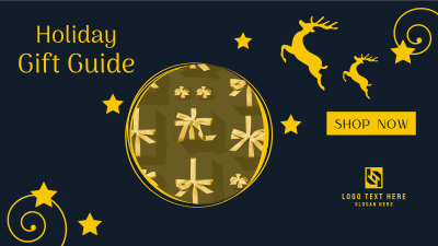 Holiday Gift Guide Facebook event cover Image Preview