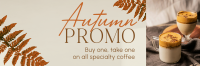 Autumn Coffee Promo Twitter header (cover) Image Preview