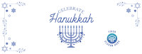 Hannukah Celebration Facebook cover Image Preview
