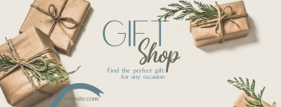 Elegant Gift Shop Facebook cover Image Preview