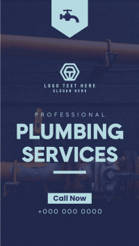 Plumbing Services Facebook Story Design