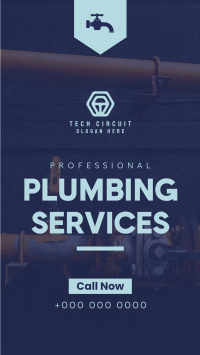 Plumbing Services Facebook story Image Preview