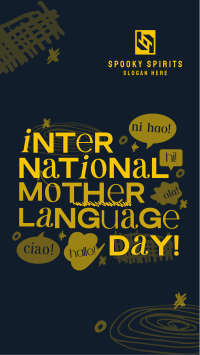 Doodle International Mother Language Day TikTok video Image Preview