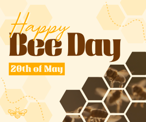 Happy Bee Day Facebook post Image Preview