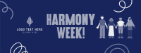 United Harmony Week Facebook Cover Design