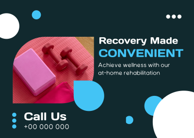 Convenient Recovery Postcard Image Preview