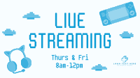 New Streaming Schedule Facebook Event Cover Design