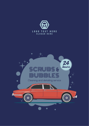 Bubble Car Flyer Image Preview