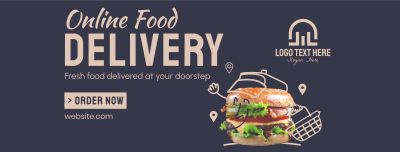 Fresh Burger Delivery Facebook cover Image Preview