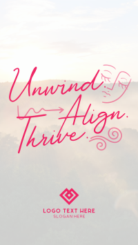 Unwind, Align, and Thrive YouTube short Image Preview
