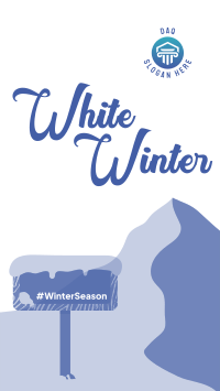 Winter Peak Facebook Story Design