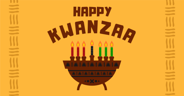 Happy Kwanzaa Celebration Facebook Ad Design Image Preview