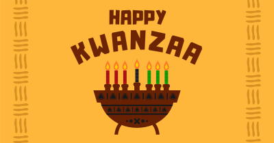 Happy Kwanzaa Celebration Facebook ad