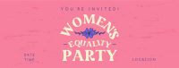 Women's Equality Celebration Facebook Cover Design