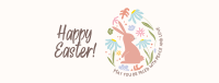 Fun Easter Bunny Facebook cover Image Preview