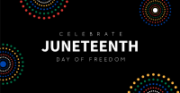 Colorful Juneteenth Facebook ad Image Preview