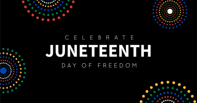 Colorful Juneteenth Facebook ad Image Preview