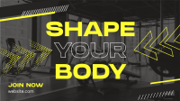 Body Fitness Center Facebook Event Cover Design