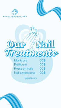 Nail Treatments List Facebook story Image Preview