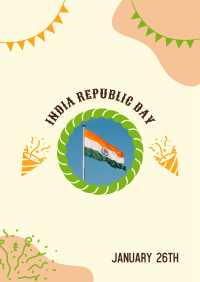 Indian Flag Republic Day Poster Image Preview