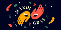 Mardi Gras Carnival Twitter post Image Preview
