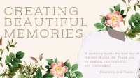 Creating Beautiful Memories Facebook Event Cover Design