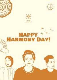 Harmony Day Celebration Poster Image Preview