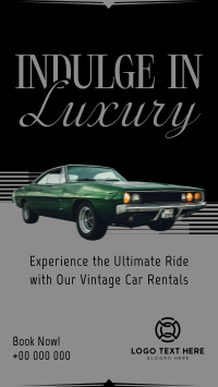 Luxury Vintage Car Facebook story Image Preview