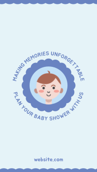 Baby Boy Store Facebook Story Design