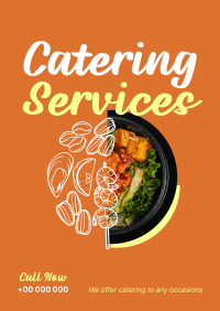 Food Catering Services Poster Design