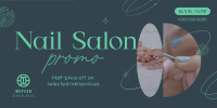 Elegant Nail Salon Services Twitter post Image Preview