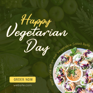 Vegetarian Delights Instagram post Image Preview