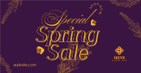 Special Spring Sale Facebook Ad Design