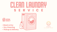 Clean Laundry Wash Facebook event cover Image Preview