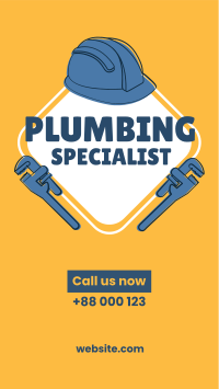 Plumbing Specialist Instagram story Image Preview