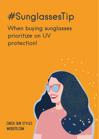 Summer Sunglasses Tip  Flyer Image Preview