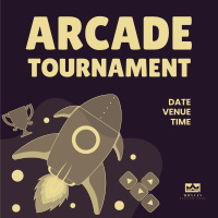 Arcade Tournament Instagram post Image Preview