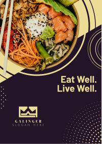 Healthy Food Sushi Bowl Flyer Image Preview