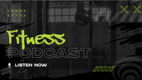 Grunge Fitness Podcast Animation Image Preview