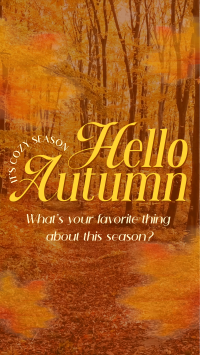 Autumn Favorite Season Instagram Reel Image Preview